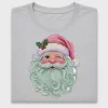 Retro Santa Face DTF Transfer
