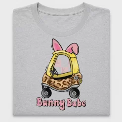 Bunny Babe Leopard Car DTF Transfer