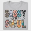 Sassy Life Sunflower DTF Transfer Design