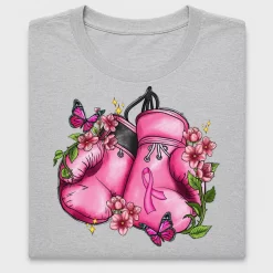 Breast Cancer Awareness Boxing Gloves DTF Transfer