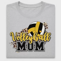 Volleyball Mom Black Gold DTF Transfer