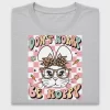 Groovy Don't Worry Be Hoppy Bunny DTF Transfer