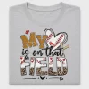 Baseball Mom My Heart is on That Field DTF Transfer