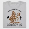 Western Cowboy Up DTF Transfer