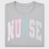 Nurse Floral Lace DTF Transfer
