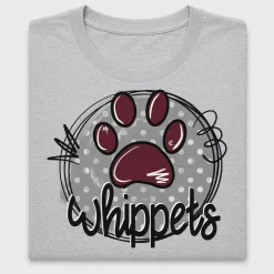 Whippets Paw Print DTF Transfer