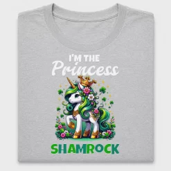 Princess Shamrock Unicorn DTF Transfer