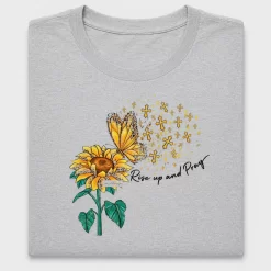 Rise Up and Pray Sunflower DTF Transfer