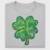 Glitter Shamrock Sequin DTF Transfer