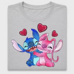 Stitch Angel Valentine Love DTF Transfer