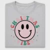 Christmas Smiley Face DTF Transfer