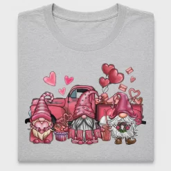 Valentine Gnomes Western Truck DTF Transfer