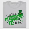 Lucky Saurus T-Rex DTF Transfer