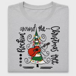 Rockin Around Christmas Tree DTF Transfer