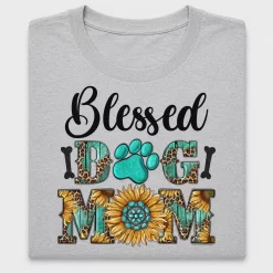 Blessed Dog Mom Sunflower DTF Transfer
