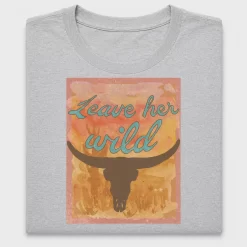 Retro Leave Her Wild Western DTF Transfer