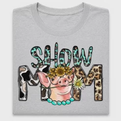 Show Mom Pig Sunflower DTF Transfer