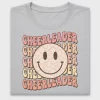 Retro Cheerleader Smiley DTF Transfer