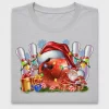 Christmas Bowling Santa DTF Transfer