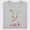 Vintage Patchwork Easter Bunny DTF Transfer