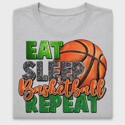 Eat Sleep Basketball Repeat DTF Transfer