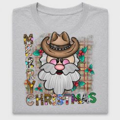 Merry Cowboy Christmas DTF Transfer
