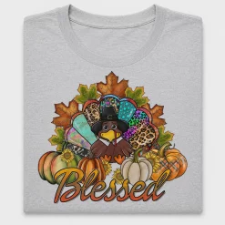 Blessed Turkey Leopard DTF Transfer