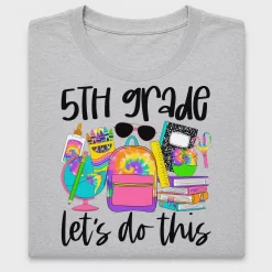 5th Grade Tie Dye Back to School DTF Transfer