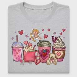 Valentine's Day Coffee DTF Transfer
