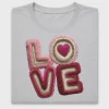 Chunky Love Heart DTF Transfer