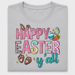 Leopard Happy Easter Y'all DTF Transfer