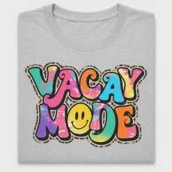 Vacay Mode Rainbow DTF Transfer
