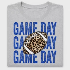Game Day Football Leopard DTF Transfer