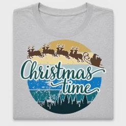 Retro Christmas Time DTF Transfer