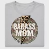 Badass Mom Lightning Bolt DTF Transfer