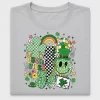 Retro Lucky Vibes Shamrock DTF Transfer