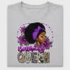 Birthday Queen Floral DTF Transfer