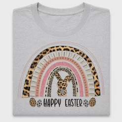 Boho Easter Rainbow Bunny DTF Transfer