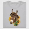 Western Donkey Sunflower DTF Transfer