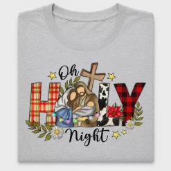 Holy Night Nativity DTF Transfer