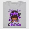 Just a Girl Who Loves Christmas DTF Transfer