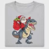 Christmas Dinosaur T-Rex DTF Transfer