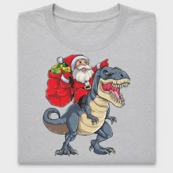 Christmas Dinosaur T-Rex DTF Transfer