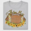 Sunflower Football Grid DTF Transfer