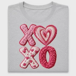 XOXO Faux Yarn DTF Transfer