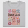 He Has Risen Easter Cross DTF Transfer