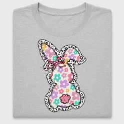 Floral Easter Bunny DTF Transfer
