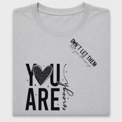 You Are Enough Motivational DTF Transfer