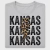 Kansas Cheetah Lightning Bolt DTF Transfer