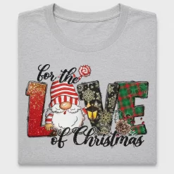 Love of Christmas Gnome DTF Transfer